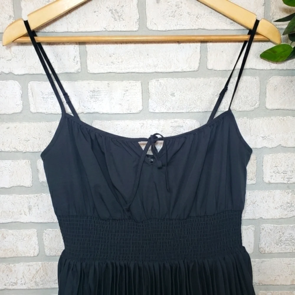 J. CREW Smocked Waist Pleated Dress Size 4